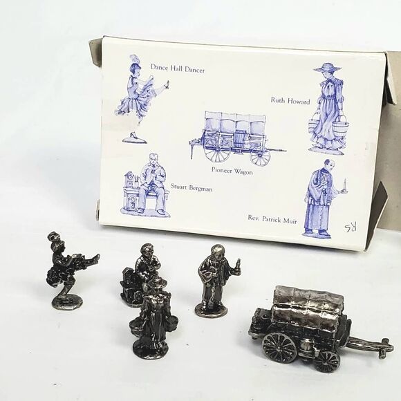 Liberty Falls Americana Pewter AH54 Pioneer Wagon Set - Picture 1 of 3